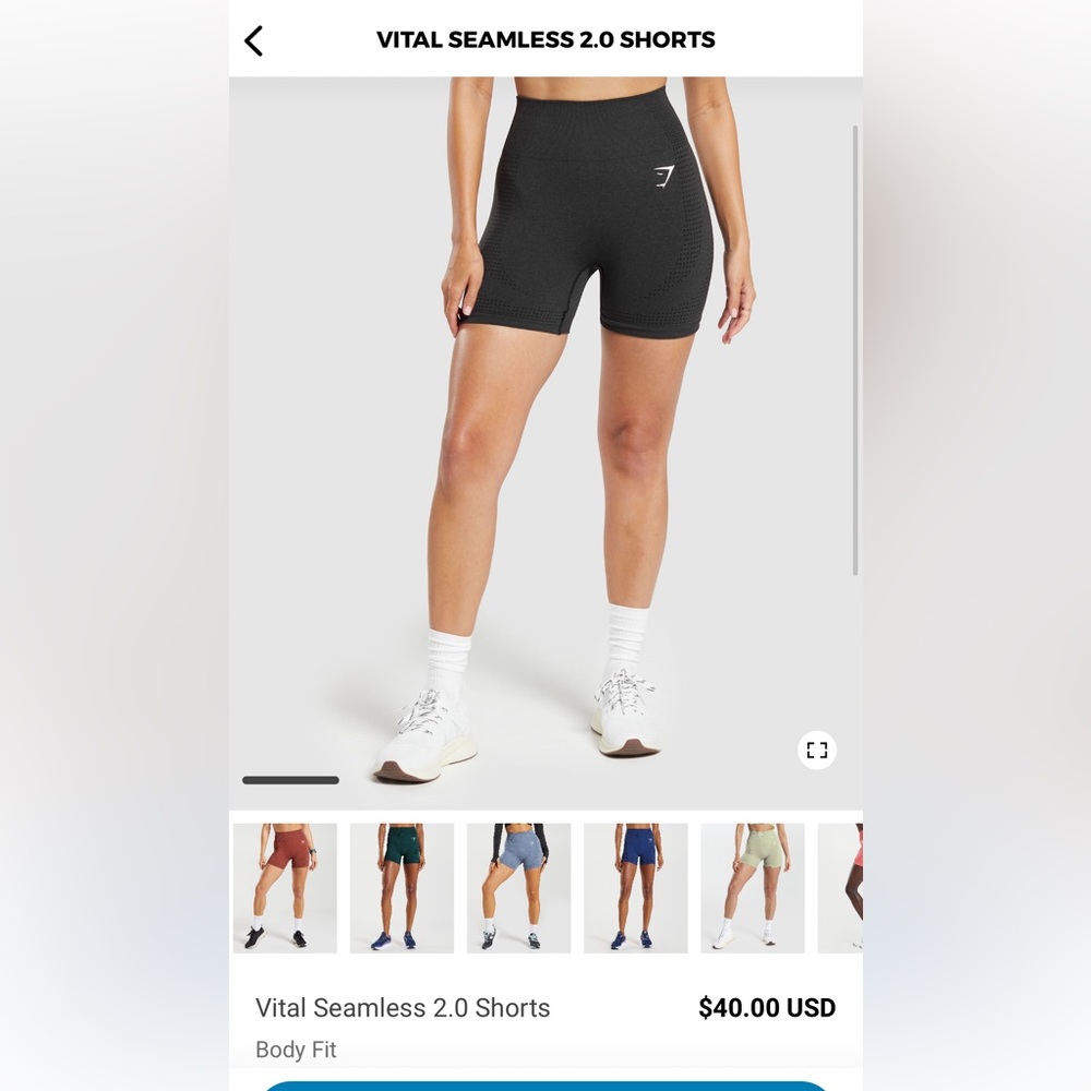 Gymshark Vital Seamless 2.0 shorts